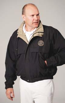 Hidden hood, inside zippered pocket, full front zipper with full storm outer placket. Sizes: S-3XL Unit Price $51.