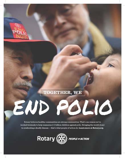 Rotarians are local, but the projects we explore are so much more. We make a difference to the world. We inspire our friends. We help our neighbors.