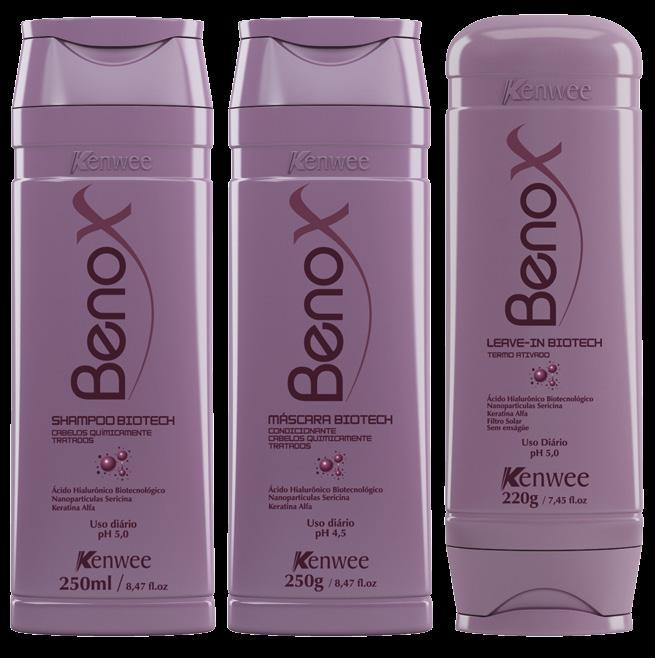 BENOX - BIOTECH HOME CARE BIOTECH SHAMPOO: 8.47 fl.oz 33.81 fl.oz The Biotech Shampoo was developed for chemically treated hair, promoting the maximum hydration and protection wires.