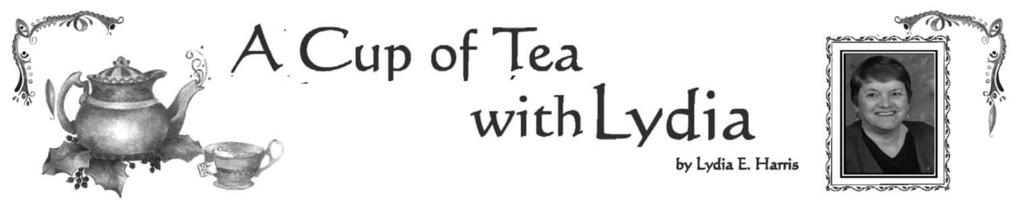 So if I hosted a tea party to reflect my husband s ancestors, I could use English, Scots-Irish, or Czech foods and customs to honor his background. What s your nationali-tea?