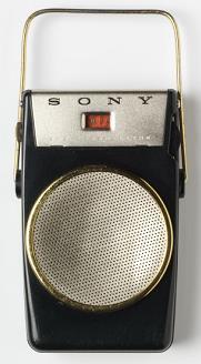 Portable transistor radio, TR 610, designed and manufactured by Sony, 1958 Japan s international reputation post-world War II owes much to its success in manufacturing electronic products.