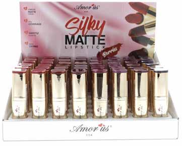 LIPS CO-MVLD Silky Matte Lipstick Vibrant This Silky Matte Lipstick will give you a luscious lip with this lightweight, silky smooth, comfortable matte formula.