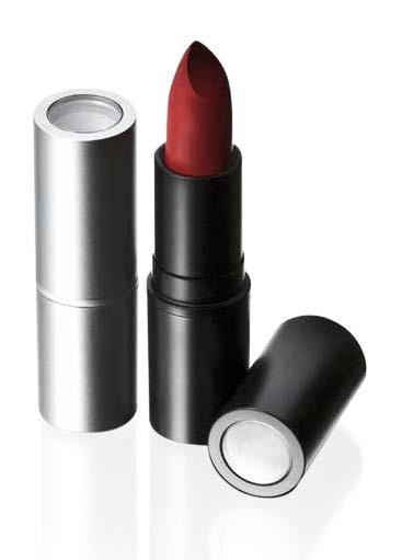 Lipstick Brigitte Bombé Base = ABS Cap = ABS Mechanism* = ALUMINUM Ø12,7mm Cup = POM WITH MAGNETIC CLOSURE *Ø12,1mm