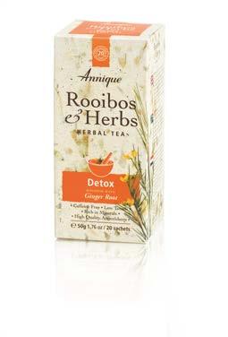 HERBAL TEAS ROOIBOS & HERBS contains the highest quality herbs mixed with our special blend of Rooibos to help provide natural and safe relief from everyday ailments.