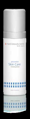 CLEANSING FOAM Gentle cleansing CLEANSING FOAM has a wonderfully refreshing feeling on the face. It cleanses sensitive skin in an especially gentle, calming way.