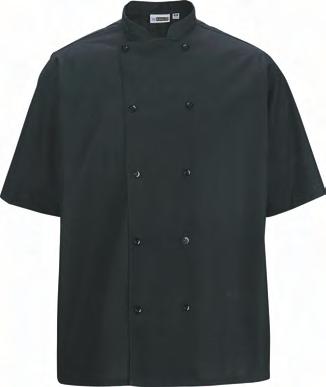 50 1351 Unisex Long-Sleeve Bistro Shirt Black $26.