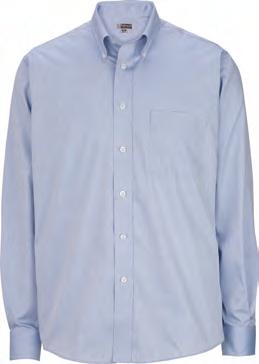 PINPOINT OXFORD SHIRTS Adjustable two-button cuff.