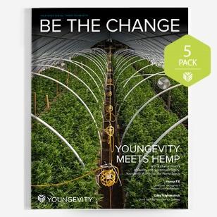Be The Change Magazine 5-Pack Your guild to all things Youngevity, the Be The Change Magazine gives you a first-hand look at what being a part of Youngevity is all about! SINGLE COPY!