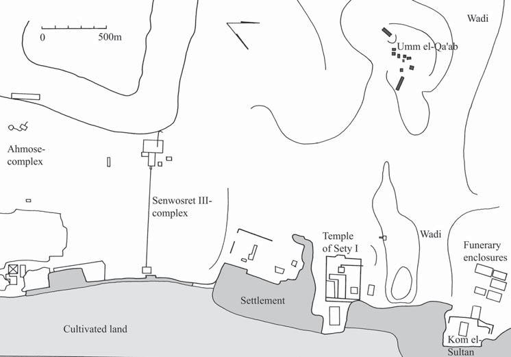 Fig. 2 Plan of Umm el-qa ab (after Hartung 2001: Abb. 1). Fig.