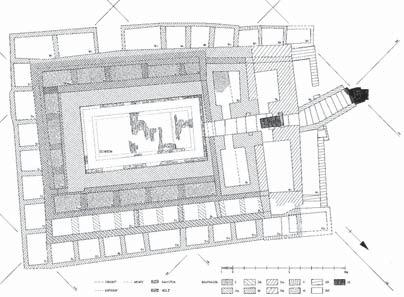 LXI Tomb U (fig. 15) King Semerkhet Date: seventh king of Dynasty 1 Total area: 26 x 18 m Measurements of royal burial chamber: 16.5 x 7.5 m, depth c. 3.