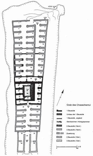Eva-Maria Engel Measurements of royal burial chamber: 7.80 x 4.15 m, depth 2.