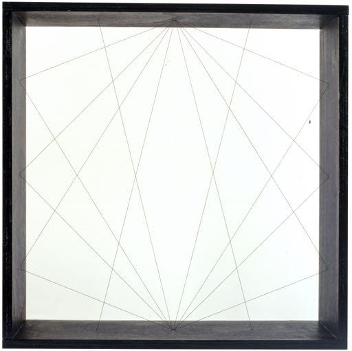 MANFREDO MASSIRONI (Padua 1937) Struttura, 1960 Wood, strings, Plexiglas 50 x 50 x 15 cm. He studied architecture at Venice University and was one of the theoreticians of Gruppo Enne.