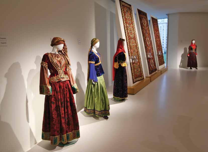 1(16), SPRING 2014 National costume exhibited at the Heydar Aliyev Center Clothing is one of the most important branches of material culture, which