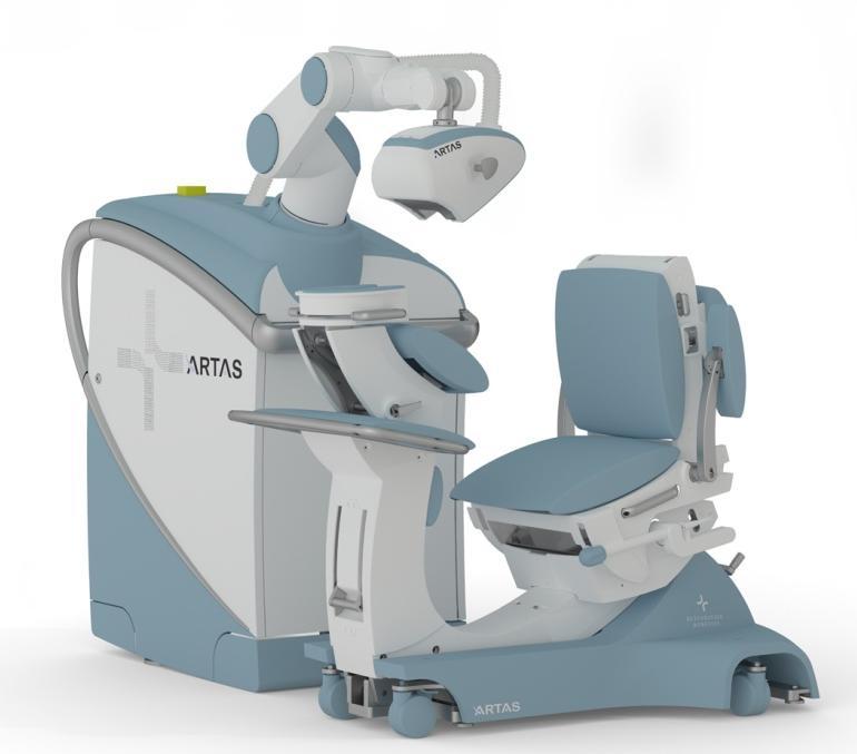 Artas Robotic What is Artas Robtoic? Artas is an Automated Robotic follicular unit harvesting system, that like NeoGraft automates the process of FUE harvest.