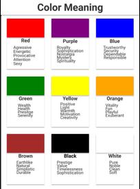 Colors Colors, by their own, often convey certain emotions this is why you have to be very careful with the use of your colors during this type of formal events.