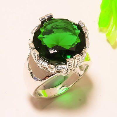Chrome Diopside Stone Jewelry Ring 7.