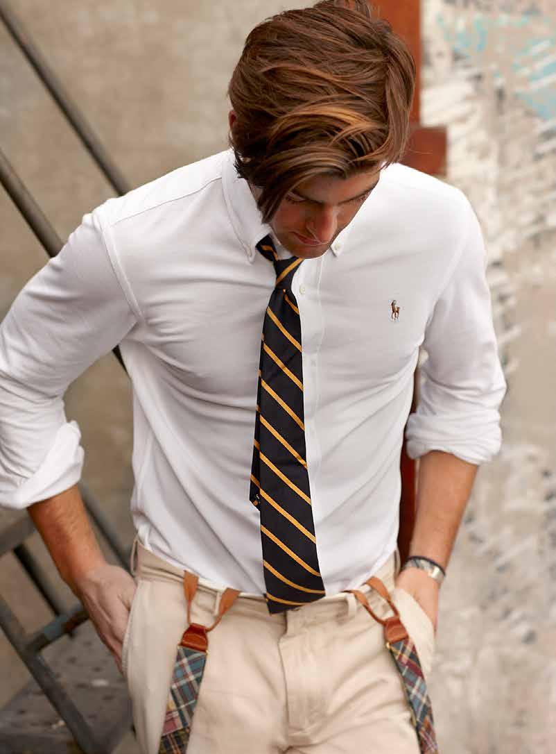 and lived-in feel of our COTTON PIQUÉ POLO 40