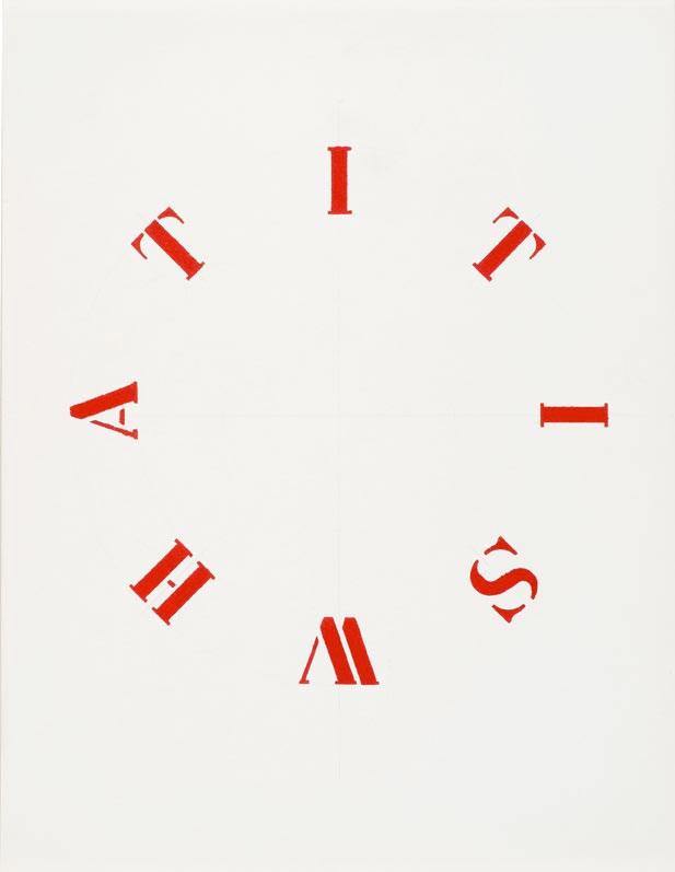 Itiswhat, 1975 Gouache on paper 65 x 50 cm