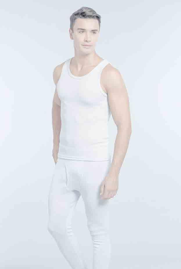 UW155 UW158 UW158 Men's Long-Sleeve Undershirt Outer : Polyester 100% Inner : Polyvinyl