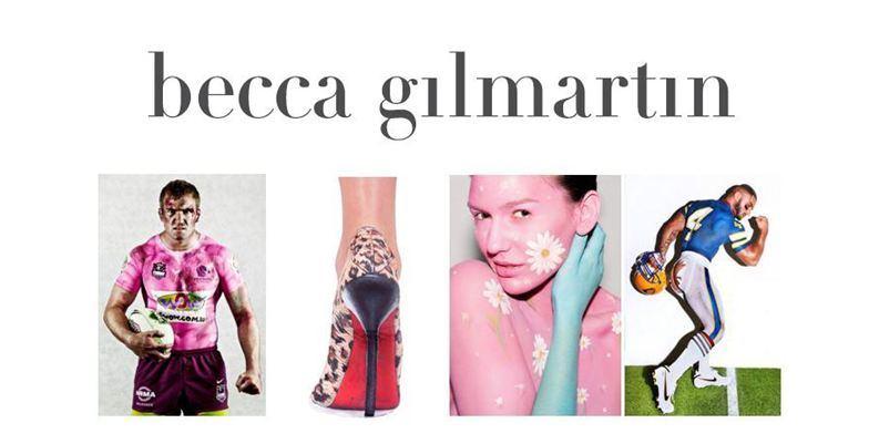 ABOUT BECCA GILMARTIN Becca Gilmartin is an independent Makeup + Body Artist + Hair Stylist based in Sydney.