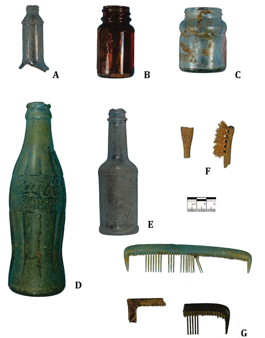 ASSESSMENT OF ARCHAEOLOGICAL SITE 38CH2244 Figure 15. Artifacts recovered from 540R660.