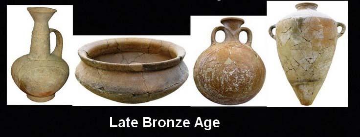 types. Some carinated shapes from Middle Bronze Age II stand on a high, hollow foot. There are also chalices standing on a high foot with carinated or round sides.