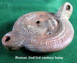 Roman oil lamps Although artificial lighting was common in ancient times the ancient world must still have been a relatively dark place at night.