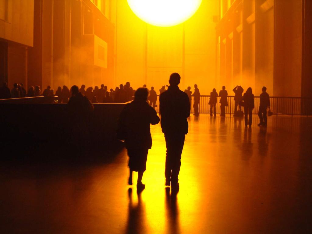 I am from London. I love the sun though. Thinking of places I want to go to it s always towards the sun just once I felt the sun during winter in London - at Tate Modern.