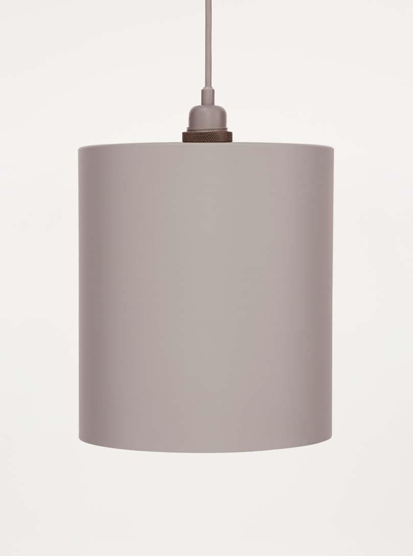 Ring Fasteners 2811 2814 2817 2811-2220 2814-2220 2817-2220 E27 Pendant (sold separately) Atelier Bulb (sold separately) Geometric Shade : Cylinder Small Cylinder Shade Small Cylinder