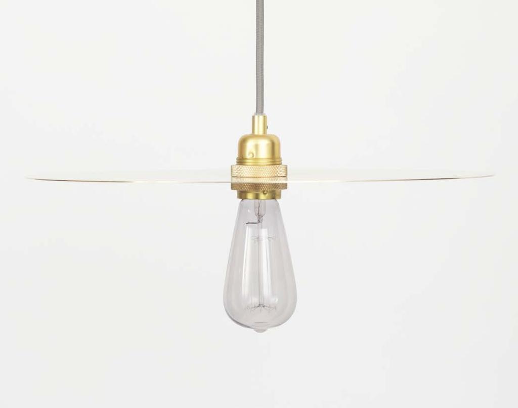Origin: Denmark, Produced in Denmark Material: Solid brass lacquered Note: Outer and inner finish matching material and finish, suitable to be paired with Frama E27 Pendant fixture (available