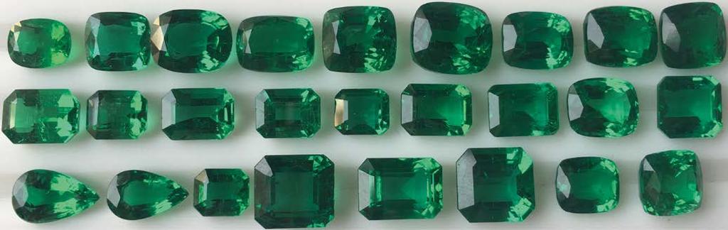 INTELLIGENCE A wide variety of emerald shapes and sizes from LRS Gems Ltd Emeralds are a complimentary product to diamonds in their essence.
