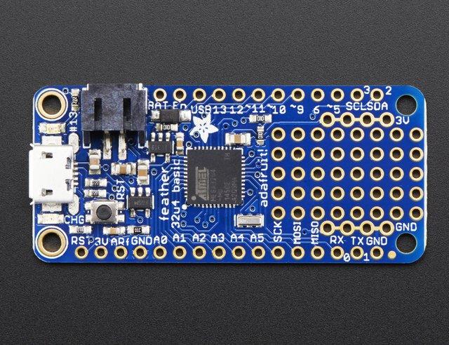 Overview Feather is the new development board from Adafruit, and like it's namesake it is thin, light, and lets you fly! We designed Feather to be a new standard for portable microcontroller cores.