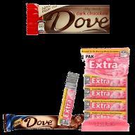 70 0.58 Dove Dark Chocolate Bar 18 1.44 oz 12.65 0.