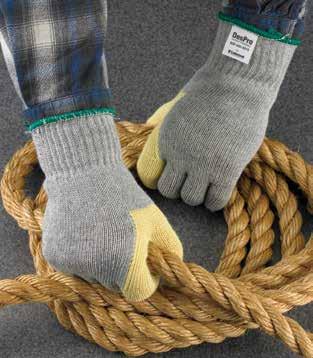 By using a combination of materials, the result is a product that protects yet costs less. DesPro work gloves can be made from any combination of yarns for any industry.
