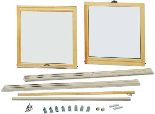 S ASH KIT DETAILS Traditional 4 1 2 3 5 12 8 9 11 10 T RADITIONAL REPLACEMENT SASH KITS INCLUDE: (1) Top sash (2) PVC jambliners with compression-foam backing (3) Wood head parting stop (4) Vinyl