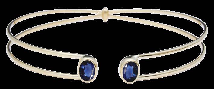 Sapphire bangle All jewellery images from