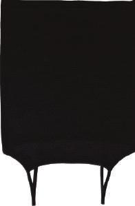 Polyester Classic Black Long Undershirt Item ID: CA43 Color: Black