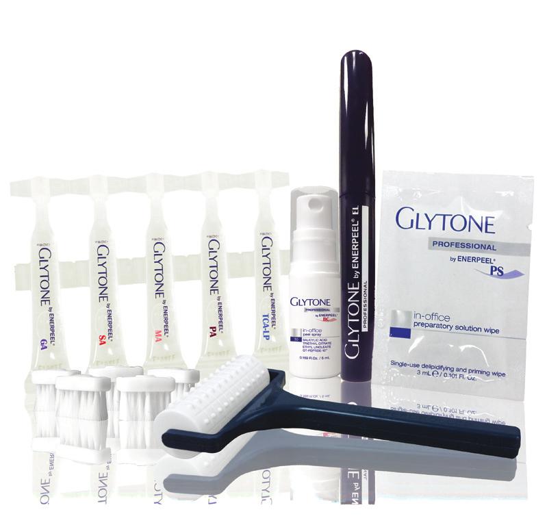 Beauty Through Science Who is GLYTONE by ENERPEEL for? Anyone who is looking to address facial redness, acne and visible signs of aging like lines, wrinkles and hyperpigmentation.