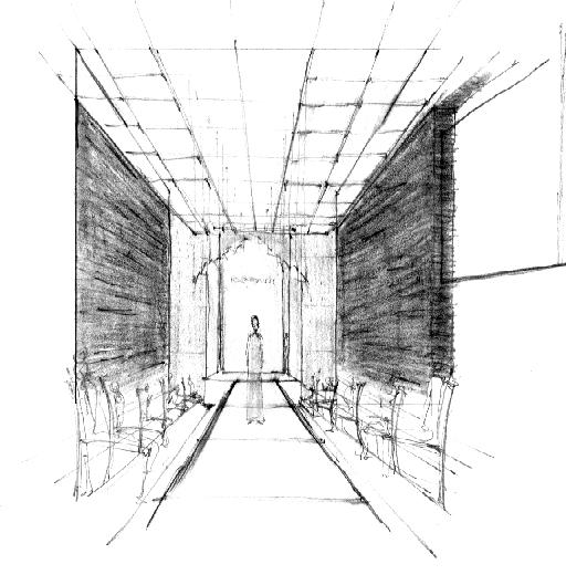 Perspective sketch typical show