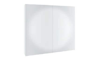 IP44) 5SCP035WH 34x34x118 Suspended Side Cabinet - Two storage spaces - Reversible Installation Mirror Second Option