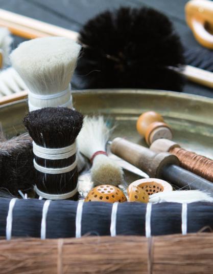 Redecker brushes are manufactured, as they have been for decades, primarily from native