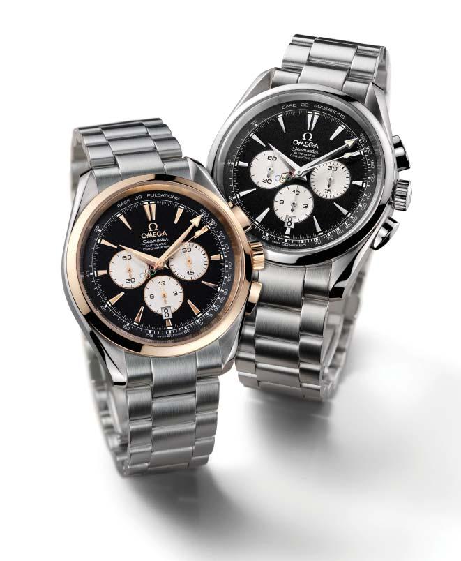 Beijing 2008 - Limited Editions Minus 188 Days - Aqua Terra 26 The launch of the Seamaster Aqua Terra Chronograph Limited Editions introduces two versions of this popular Seamaster model: one