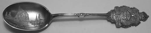 Silver Society Miniature Rifle Clubs teaspoon, Sheffield 1924