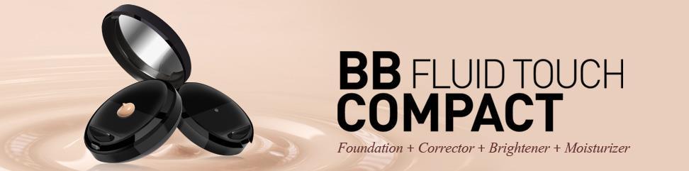 FACE BB FLUID TOUCH COMPACT All-in-one beauty cream in a portable compact!