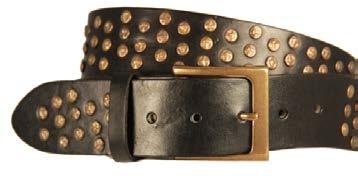 rivets walnut with antique brass rivets grey with