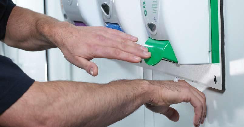 1 Dispenser hand sanitizer