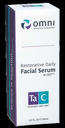 Skin Health Solutions Restorative Daily Facial Serum with M-007 Supports and encourages skin s natural healing mechanism revealing its more youthful skin structure.