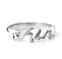 rings in solid sterling silver to team with the ten