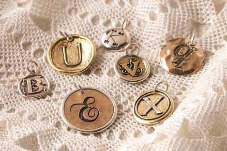Each letter is a little treasure to wear as your own initial,