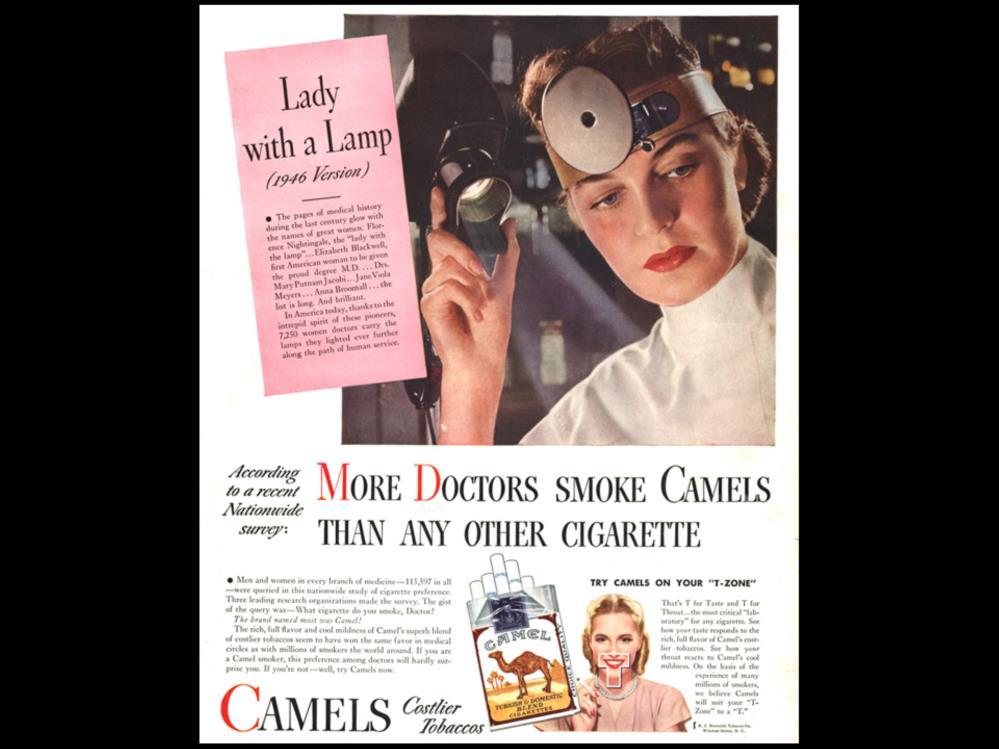 Date: 1946 Brand: Camels Manufacturer: R.